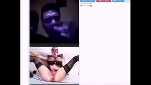 Webcam faggots various reactions of guys