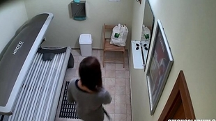 Webcam voyeur caught a young woman
